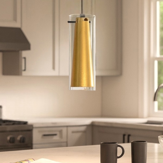 Pinto gold eglo lampada a sospensione per cucina design elegante