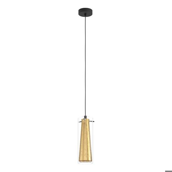 Pinto gold eglo lampada a sospensione per cucina design elegante