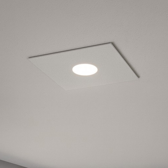 Plafoniera per cucina quadrata grigio moderna top light area