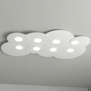 Toplight cloud plafoniera bianca moderna