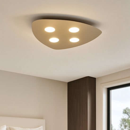 Shape toplight plafoniera per cucina moderna sabbia