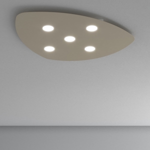 Toplight shape plafoniera sabbia moderna per soggiorno
