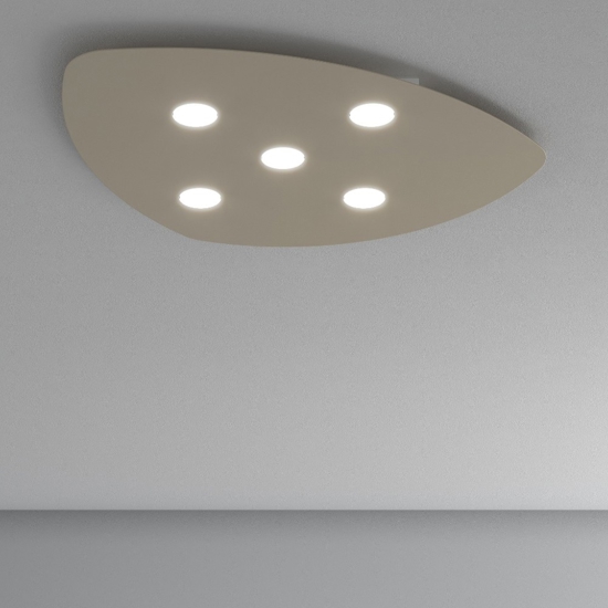 Toplight shape plafoniera sabbia moderna per soggiorno