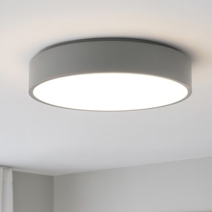 Plafoniera moderna da cucina rotonda anello grigio 42w 4200k