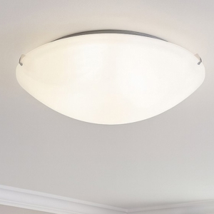 Simply pl4 plafoniera per cucina rotonda 50cm di vetro ideal lux