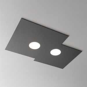 Top light plate plafoniera moderna antracite