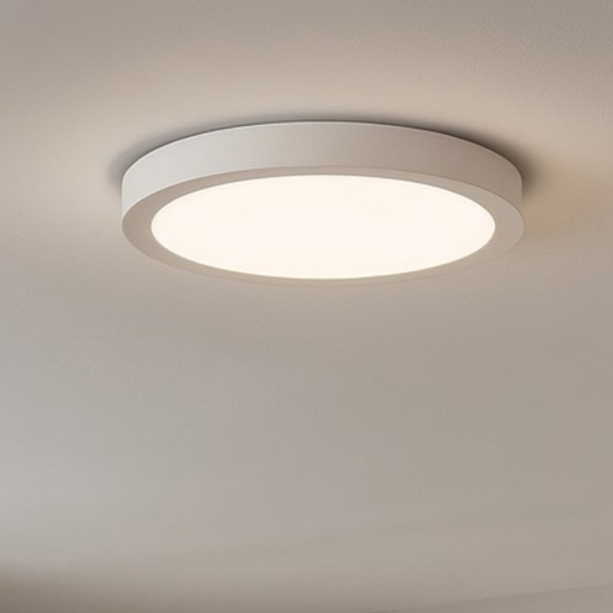Universal pl d22 round 3000k plafoniera da cucina 18w bianca tonda ideal lux