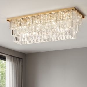 Visualizza i dettagli per Martinez pl8 ideal lux plafoniera cristalli molati oro Martinez pl8 ideal lux plafoniera cristalli molati oro