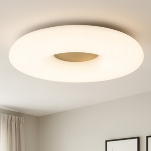 Plafoniera rotonda vetro bianco nero tortora pl dodi ondaluce