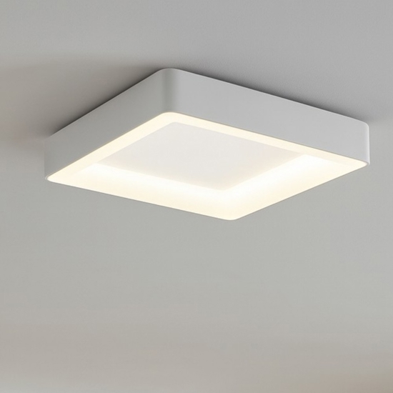 Plafoniera 80 led quadrata 80w 3000k 4000k vivida inner s