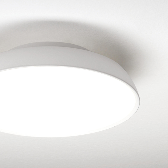 Plafoniera rotonda bianca led 20w 3000k 4000k dimmerabile vivida pinco