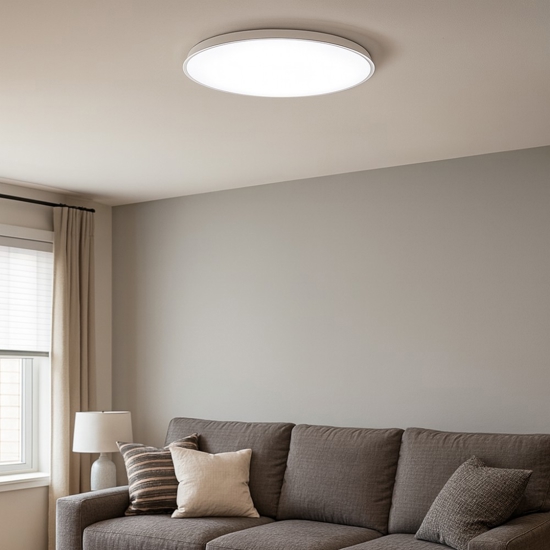 Plafoniera rotonda bianca vivida pinco led 80w 3000k 40000k