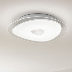 Geko pl3 plafoniera moderna ideal lux 40cm moderna vetro bianca 3 luci