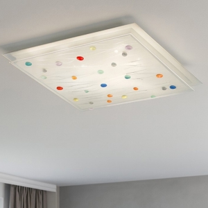 Ocean pl3 ideal lux plafoniera moderna 42cm decorazioni colorate per cameretta