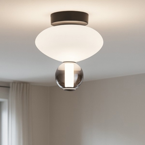 Visualizza i dettagli per Ideal lux lumiere-2 pl plafoniera in vetro led 18w 3000k Ideal lux lumiere-2 pl plafoniera in vetro led 18w 3000k