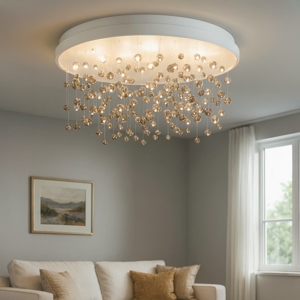 Grande plafoniera led armony pl d75 77w 3000k 75cm