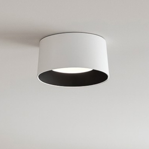 Plafoniera cono bianco nero per cucina moderna led 24w 3000k