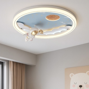 Plafoniera per cameretta bambino astronauta led dimmerabile