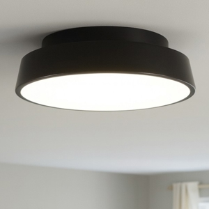 Plafoniera nera tonda led 3000k 4000k isyluce