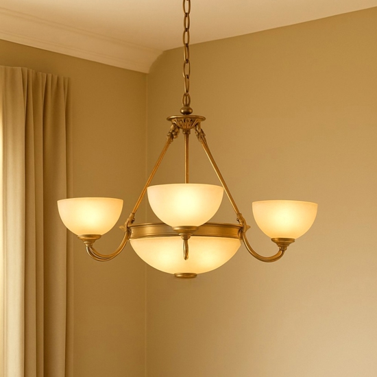 Savoy eglo lampadario per camera da letto colore oro