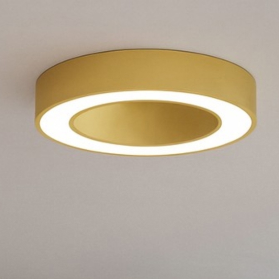 Gea luce plafoniera flor led 30w 3000k colore oro