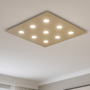 Plafoniera led sabbia toplight design moderna