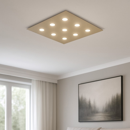 Plafoniera led sabbia toplight design moderna