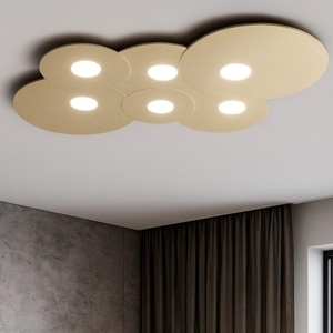 Plafoniera sabbia per soggiorno design moderna