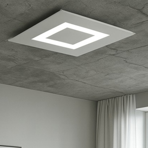 Toplight carpet plafoniera bianco design moderna
