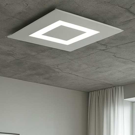 Toplight carpet plafoniera bianco design moderna