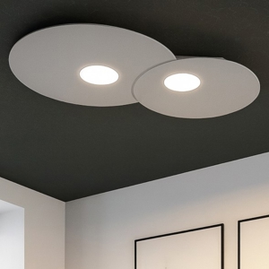 Plafoniera grigio toplight cloud design moderna nuvola