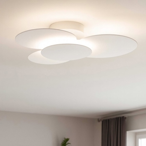 Cloud pl d52 ideal lux plafoniera led led 33w 3000k nuvola bianco opaco