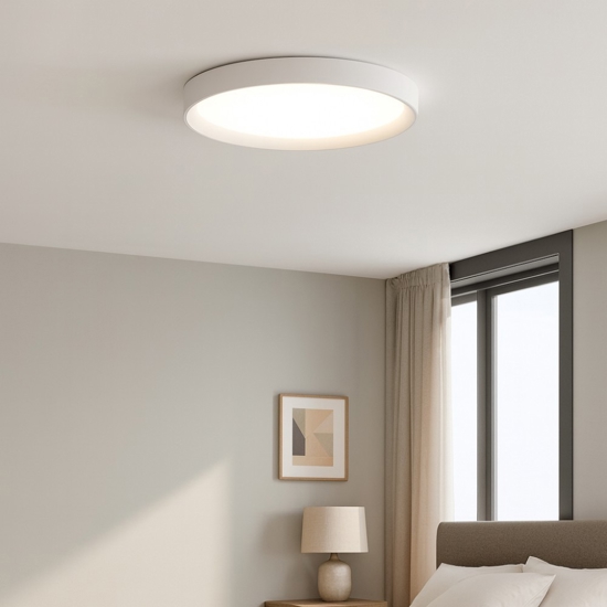 Ideal lux ziggy pl d080 plafoniera led 62w 3000k tonda bianca 80cm