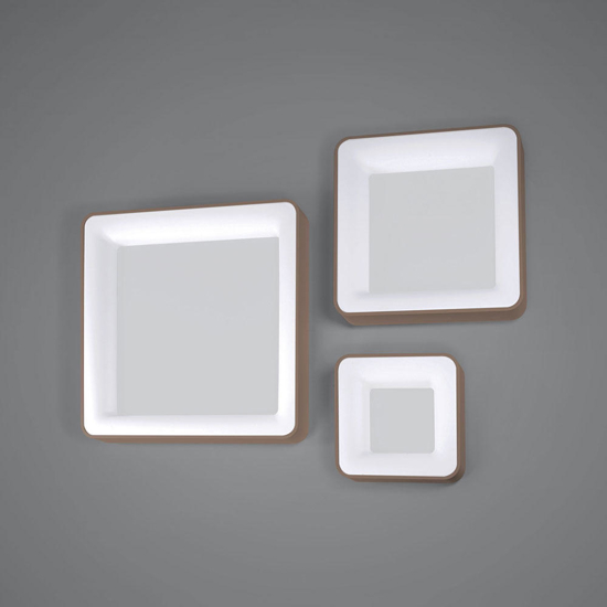 Plafoniera inner-s 40 sabbia 32w 3000k 4000k dimmerabile vivida Plafoniera inner-s 40 sabbia 32w 3000k 4000k dimmerabile vivida