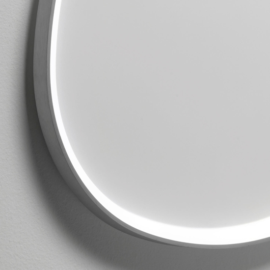 Plafoniera moderna titanio led 60w 3000k 4000k vivida lifering
