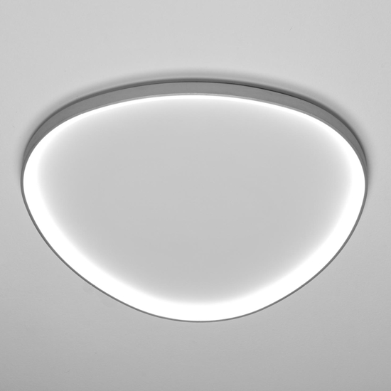 Plafoniera moderna titanio led 60w 3000k 4000k vivida lifering