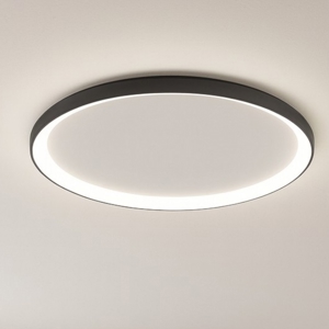 Visualizza i dettagli per Vivida lifering-o plafoniera ovale nera moderna led 80w 3000k 4000k Vivida lifering-o plafoniera ovale nera moderna led 80w 3000k 4000k