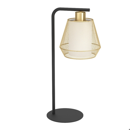 Ciudadela eglo lampada da tavolo con doppio paralume