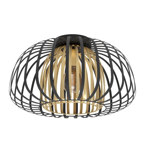 Encinitos eglo plafoniera moderna colore oro e nero design originale