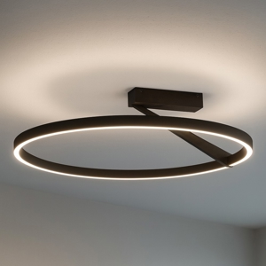 Grande plafoniera bronzo vivida meridiana led 44w 3000k 4000k