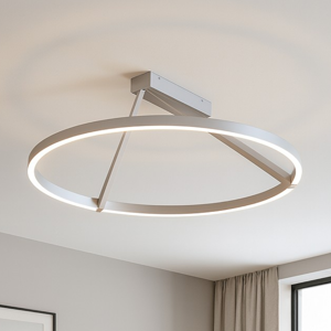 Plafoniera vivida meridiana titanio led 51w 3000k 4000k