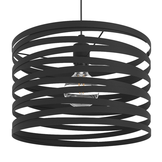 Cremella eglo lampadario da cucina nero design moderno