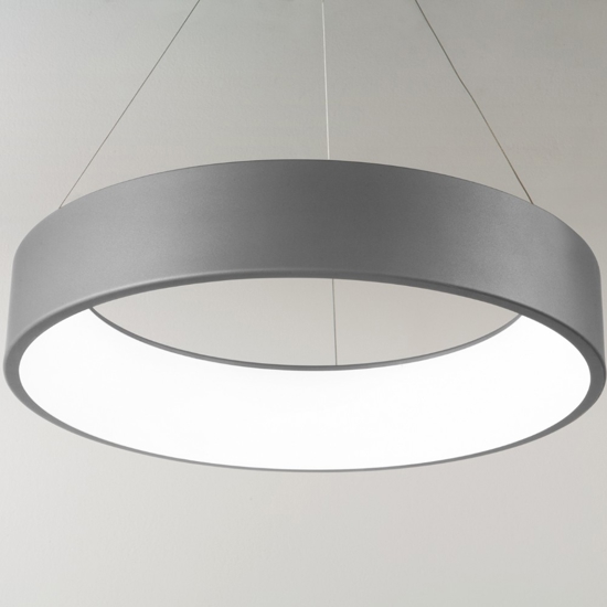 Affralux band diodi 80cm lampadario cerchio led antracite