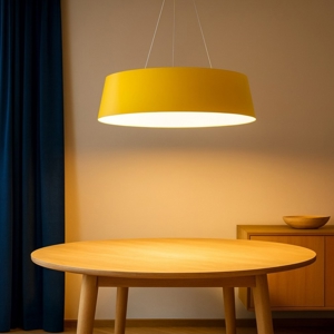 Stilnovo oxygen lampadario giallo moderno led dimmerabile 50w 3000k