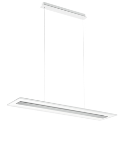 Lampadario antille cromo linea light led 45w 3000k moderno