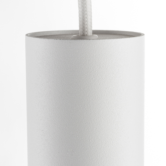 Lampadario moderno bianco per tavolo da soggiorno fp