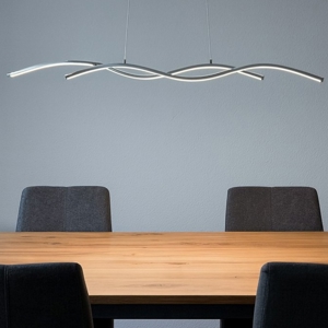 Eglo lampadario moderno per soggiorno led 28w 3000k lasana