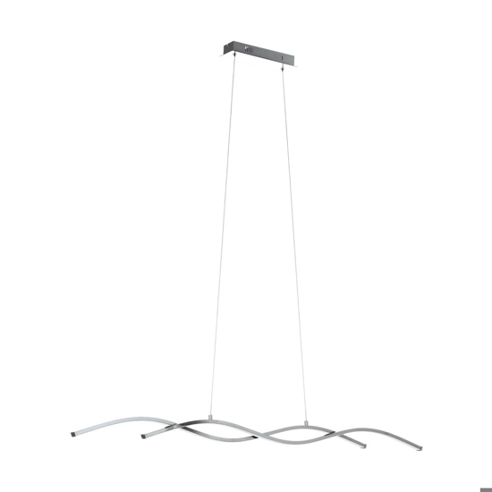Eglo lampadario moderno per soggiorno led 28w 3000k lasana