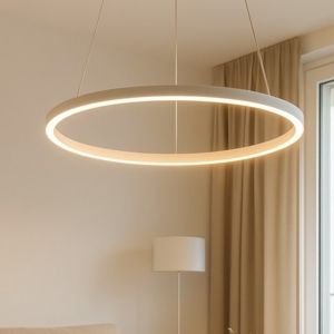Ideal lux oracle slim sp d050 round bianco lampadario led 30w 3000k