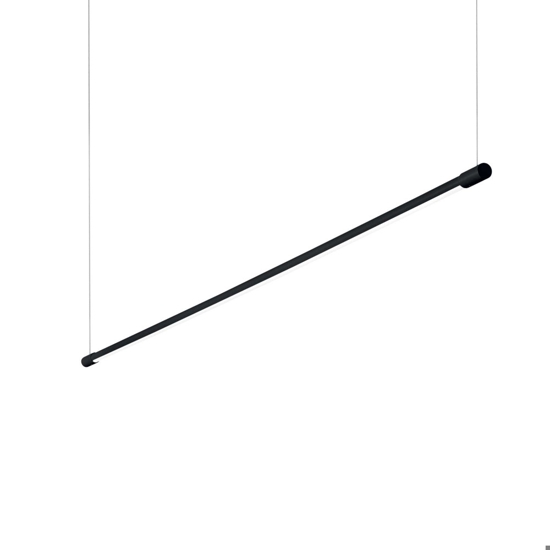 Yoko sp ideal lux lampadario led per ufficio 16w 3000k nero